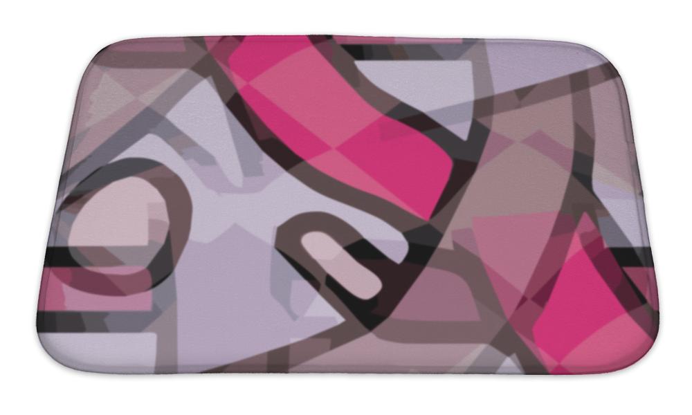 Bath Mat, America Ancient Wallpaper Re