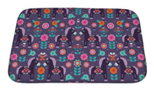 Load image into Gallery viewer, Bath Mat, Matryoshka Folklore Pony Illustration Retro Horse Pattern In