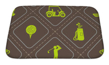 Load image into Gallery viewer, Bath Mat, With Golf Icons