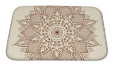 Load image into Gallery viewer, Bath Mat, Mandala Beautiful Handdrawn Flower
