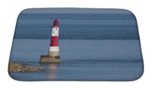 Load image into Gallery viewer, Bath Mat, Dover Cliff Beachy Head Lighthouse And Calm Seas