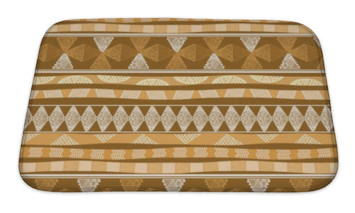 Bath Mat, Pattern With Mexican Design