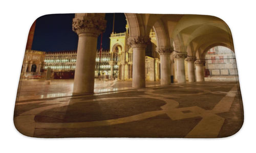 Bath Mat, Piazzsan Marco Venice At Night