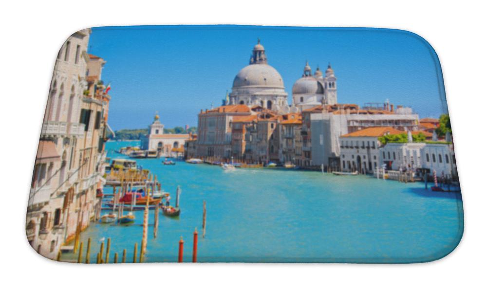 Bath Mat, Canal Grande In Venice Italy