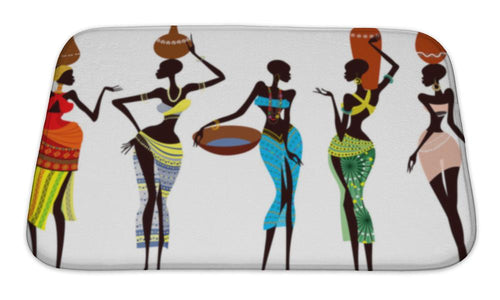 Bath Mat, Beautiful African Women