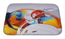 Load image into Gallery viewer, Bath Mat, Contemporary Art Abstract Graphic Bright In Graffiti