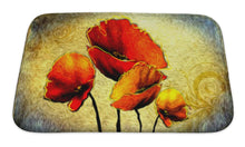 Load image into Gallery viewer, Bath Mat, Abstract Flower Oil Painting