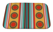 Load image into Gallery viewer, Bath Mat, Ethnic Boho Pattern Colorful Border