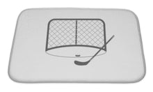 Load image into Gallery viewer, Bath Mat, Gates For Hockey The Game Of Hockey Minimalism Sport Icon