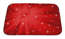 Load image into Gallery viewer, Bath Mat, Red Stars And Rays