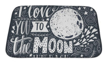 Load image into Gallery viewer, Bath Mat, I Love You To The Moon And Back
