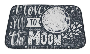 Bath Mat, I Love You To The Moon And Back