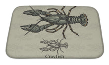 Load image into Gallery viewer, Bath Mat, Crayfish Illustration Of Crayfish