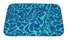 Load image into Gallery viewer, Bath Mat, Pattern Of Blue Swimming Pool Water