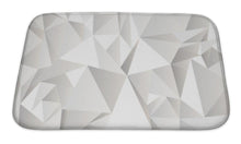 Load image into Gallery viewer, Bath Mat, White Crumpled Abstract