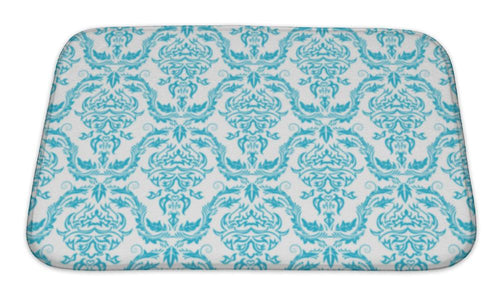 Bath Mat, Damask Pattern