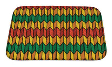 Load image into Gallery viewer, Bath Mat, Pattern In Rasta Colors