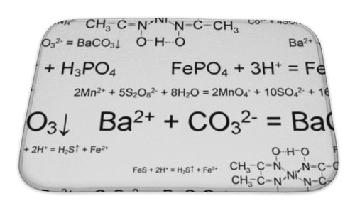 Bath Mat, Chemical Pattern