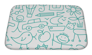 Bath Mat, Kid Pattern