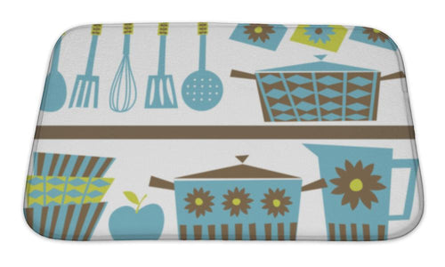 Bath Mat, Retro Kitchen