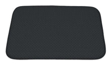 Load image into Gallery viewer, Bath Mat, Subtle Pattern Brick Wall Dark Gray Contemporary Swatch Simple Modern Style