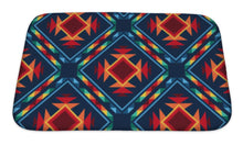 Load image into Gallery viewer, Bath Mat, Tribal Abstract Pattern Aztec Geometric