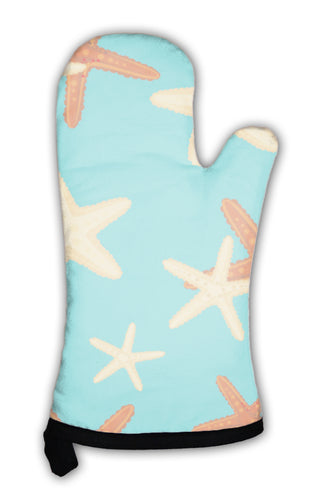 Oven Mitt, Starfish Pattern