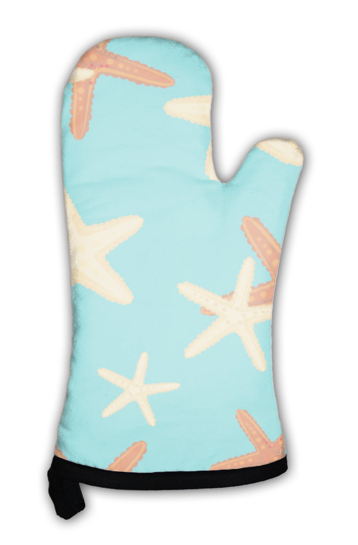 Oven Mitt, Starfish Pattern