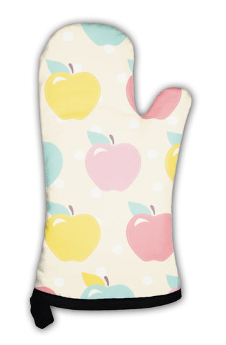 Oven Mitt, The Apples Pattern