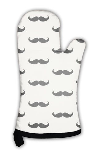 Oven Mitt, Retro Pattern