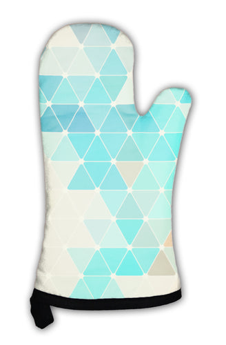 Oven Mitt, Geometric Pattern