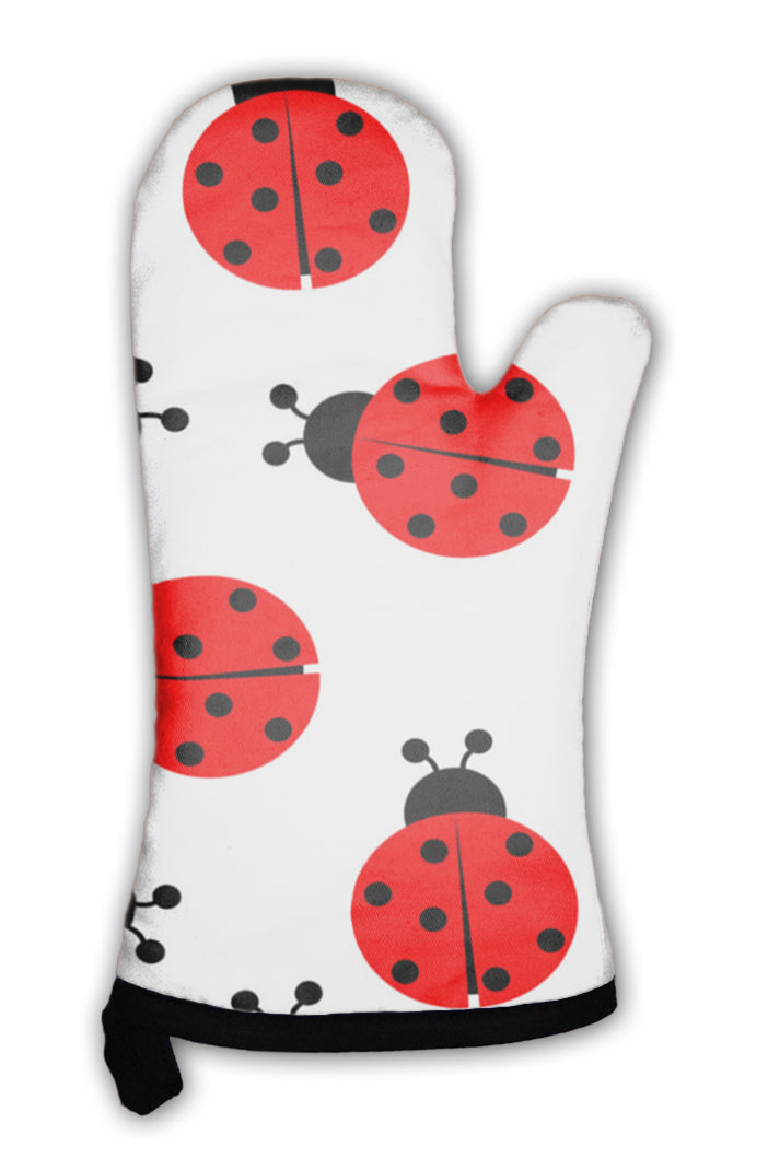 Oven Mitt, Ladybug Pattern