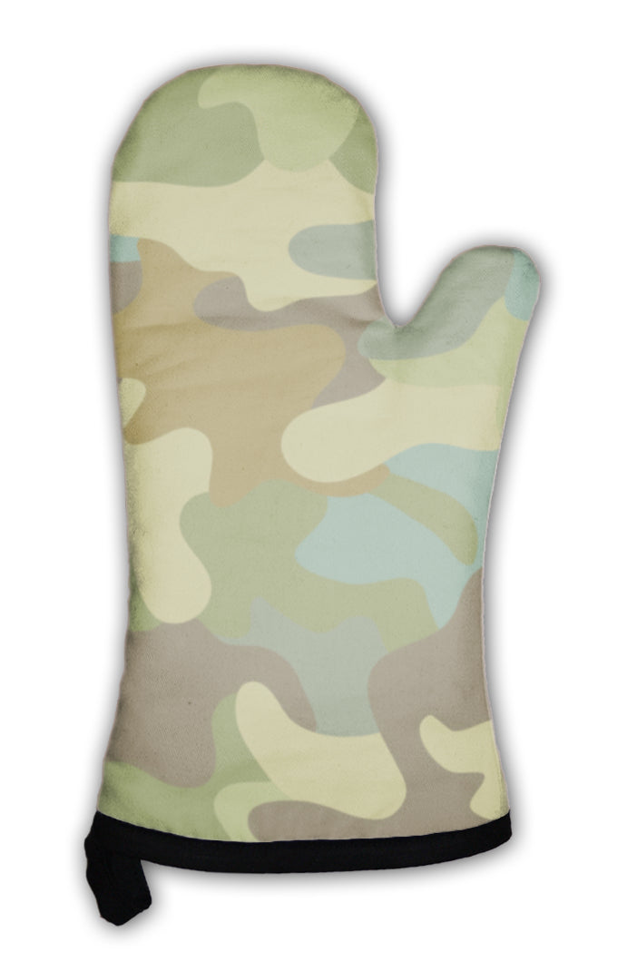 Oven Mitt, Camouflage Pattern