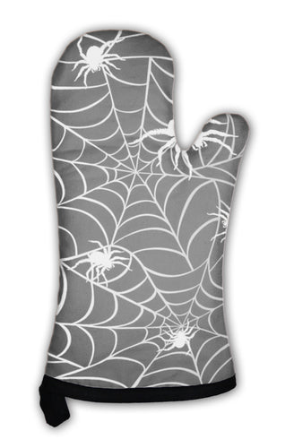 Oven Mitt, Spiders And Websblack