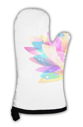 Oven Mitt, Multicolor Lotus