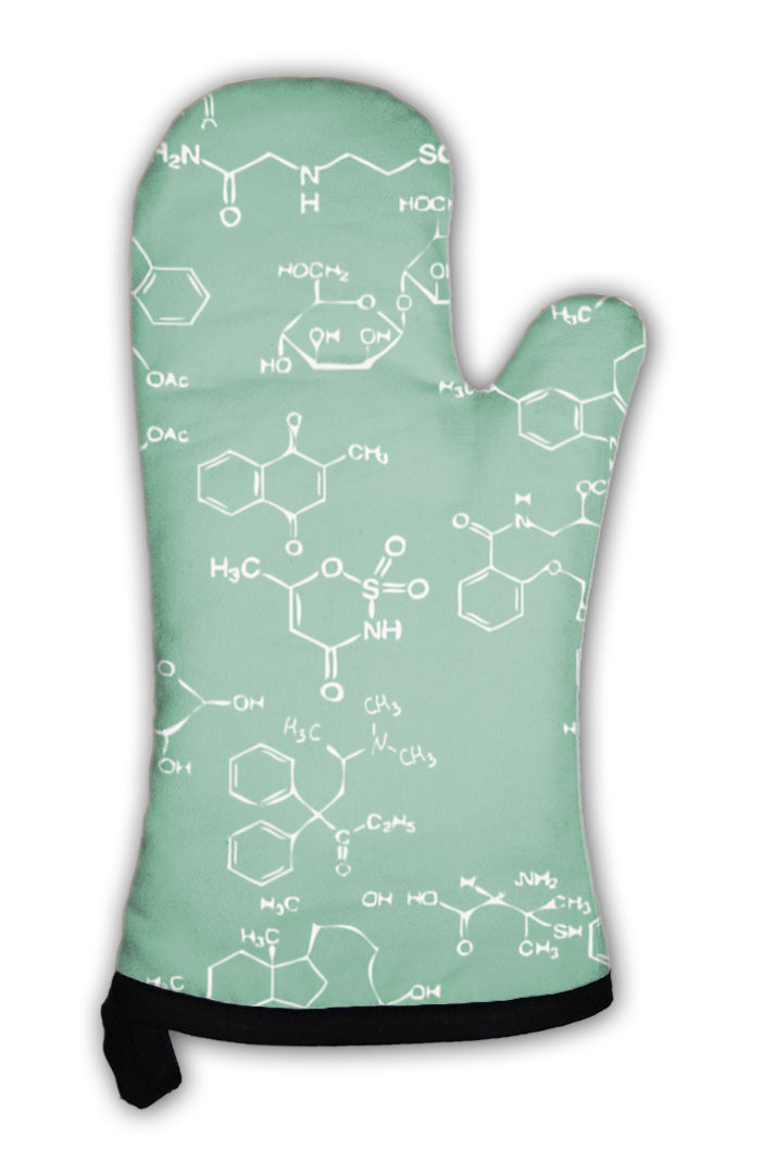 Oven Mitt, Chemical Pattern
