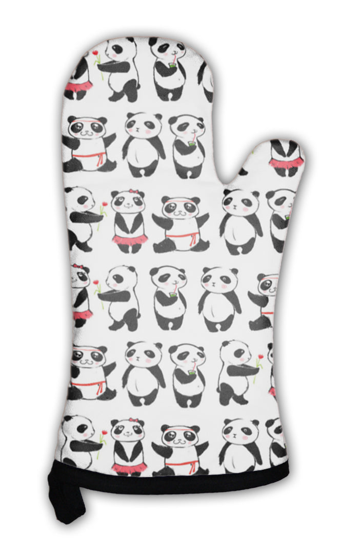 Oven Mitt, Pandas