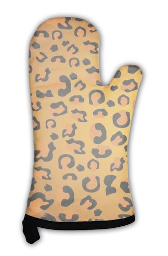 Oven Mitt, Animal Print Design