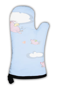 Oven Mitt, Pig Pattern