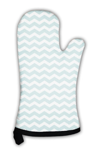 Oven Mitt, Chevron Pattern
