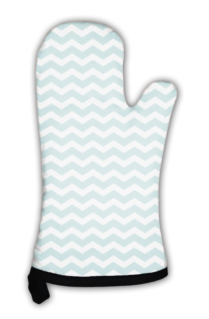 Oven Mitt, Chevron Pattern