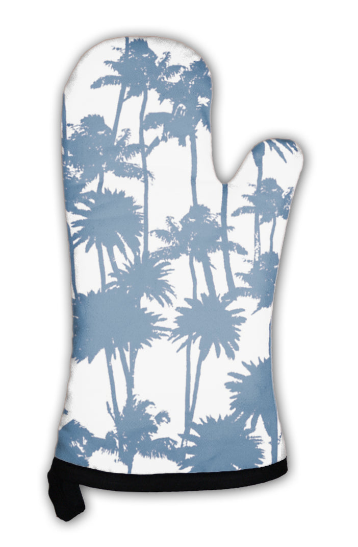 Oven Mitt, Palm Trees Pattern