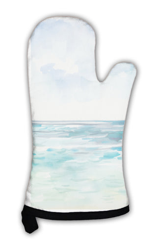 Oven Mitt, Watercolor Sea