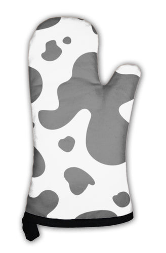 Oven Mitt, Cow Pattern