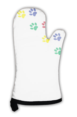 Oven Mitt, Silhouette Dog Paw