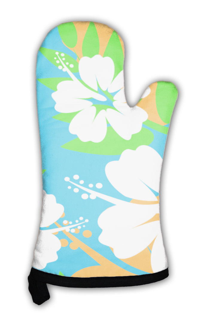 Oven Mitt, Hibiscus Flower