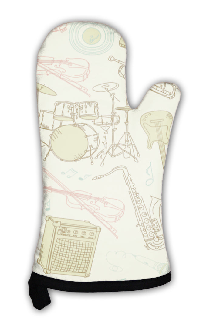 Oven Mitt, Music Pattern