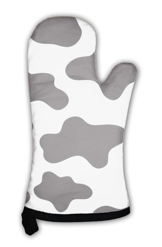 Oven Mitt, Cow Pattern