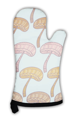 Oven Mitt, Mushrooms
