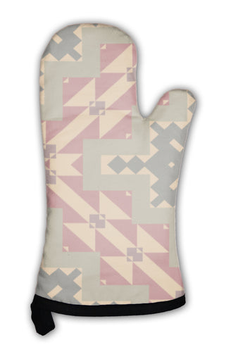 Oven Mitt, Colorful Aztec Pattern